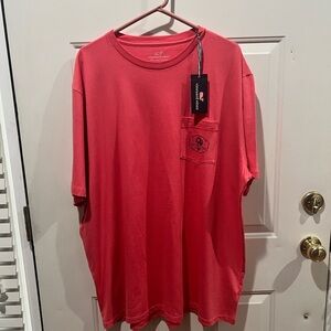 Vineyard Vines Men's Coral Short Sleeve Tee